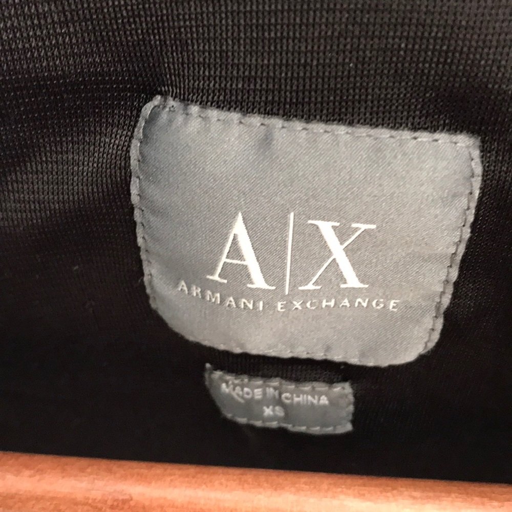 Vintage Y2K Armani Exchange Moto Jacket - Picture 6 of 8